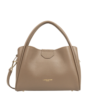 LANCASTER PARIS BLACK beige handbag . LANCASTER PARIS BLACK beige handbag .