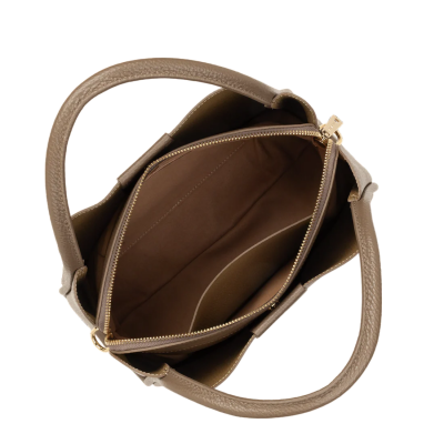 LANCASTER PARIS BLACK beige handbag .