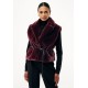 MEXX Waistcoat Fur Belted Dark Red MEXX Waistcoat Fur Belted Dark Red