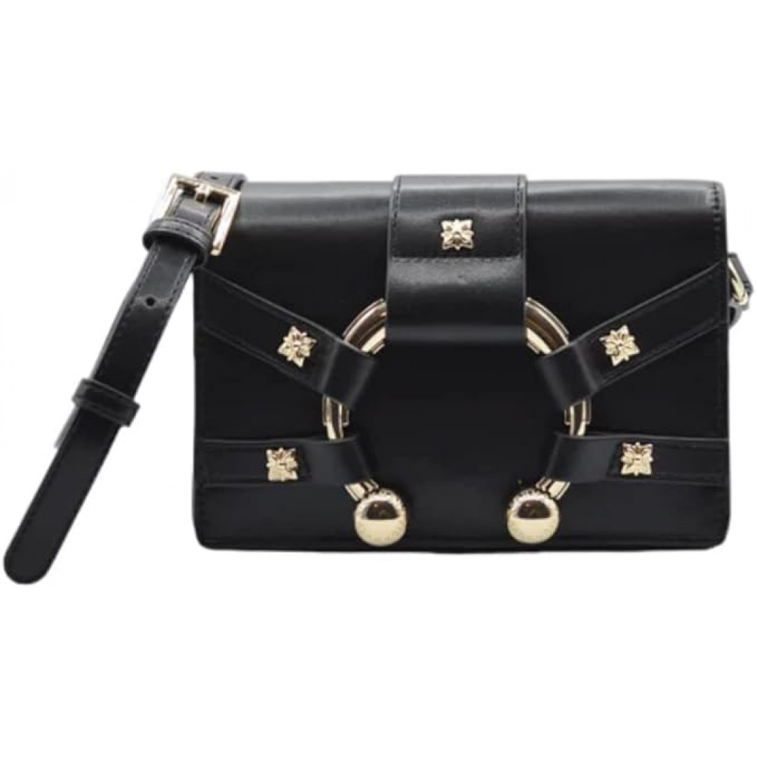 John Richmond Mini Black Shoulder Bag