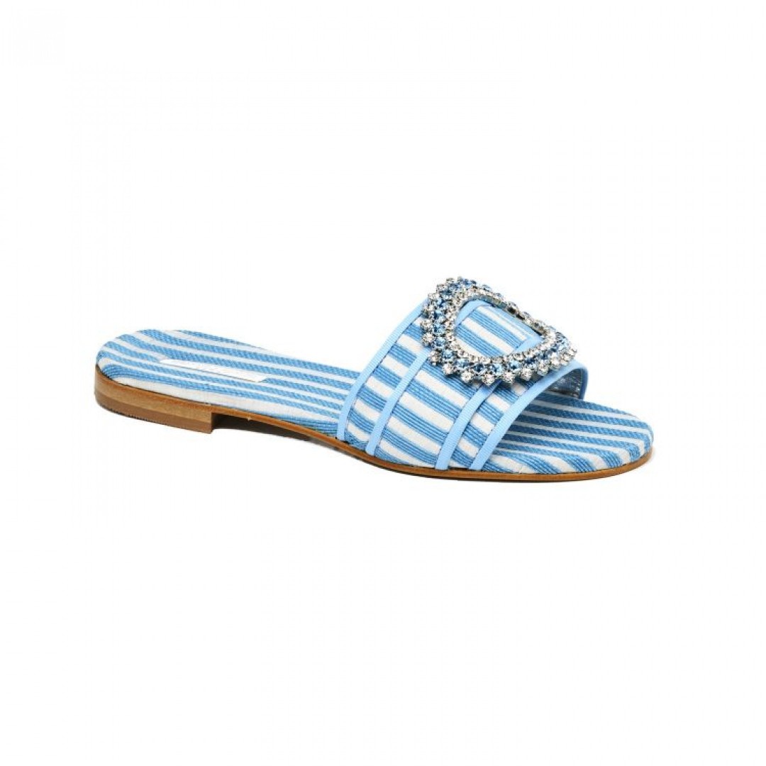 Emanuela Caruso Capri Sandals Blue