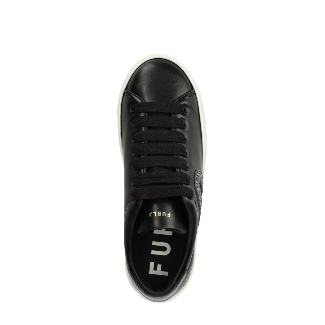 Furla Lace Up Black Sneaker