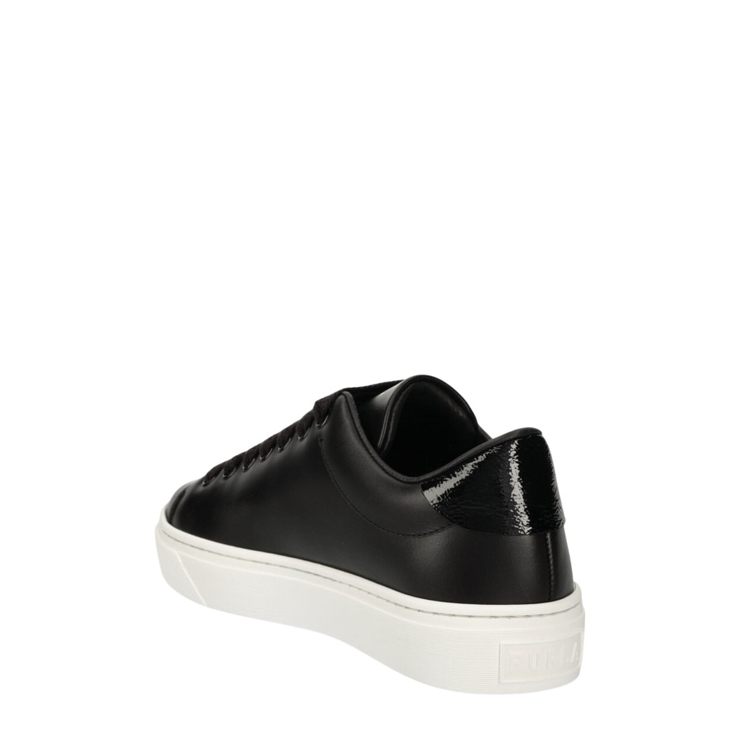 Furla Lace Up Black Sneaker