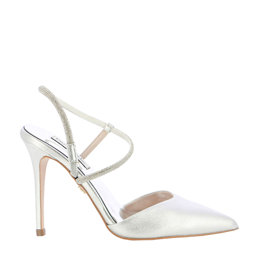 Guy Laroche Silver  High Heels Pumps