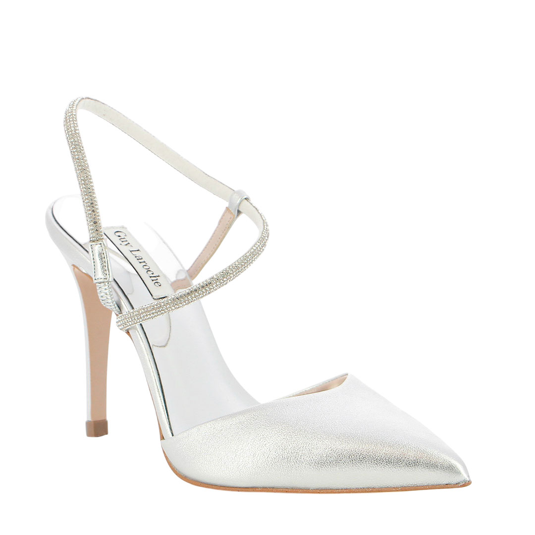 Guy Laroche Silver  High Heels Pumps