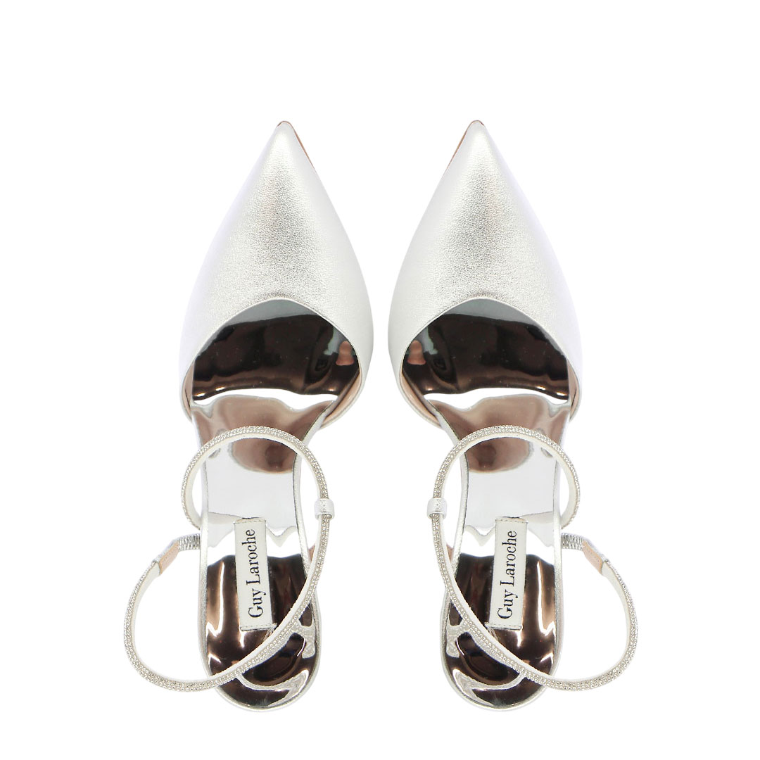Guy Laroche Silver  High Heels Pumps