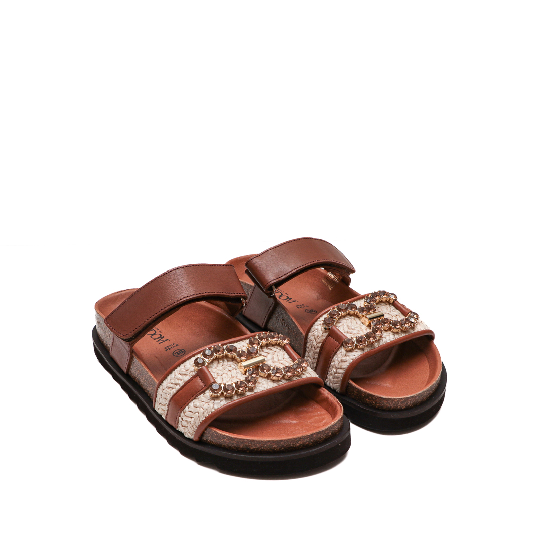 Freedom Gaya Brown Sandals