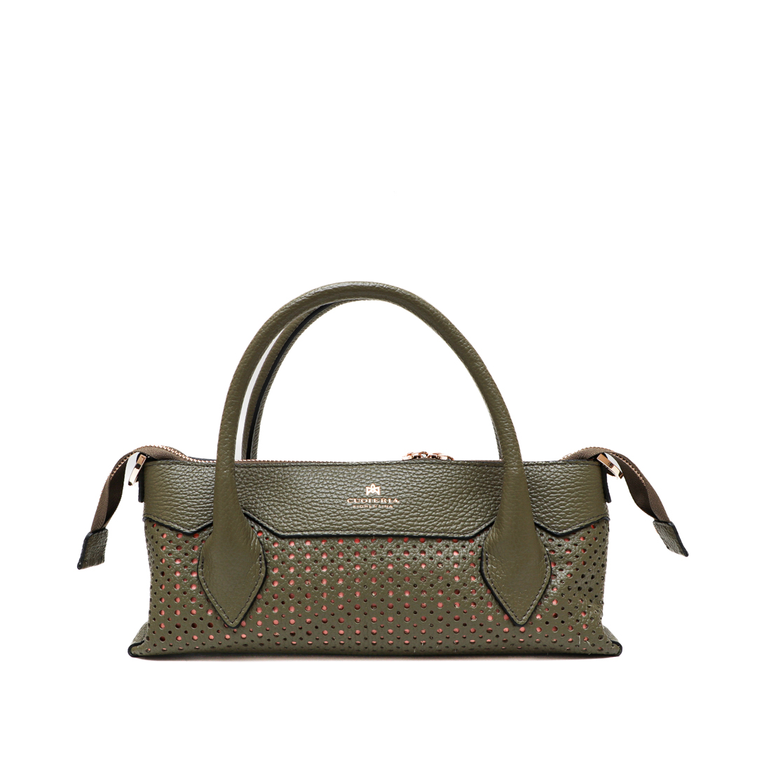 Cuoieria Holly Small Olive  Tote Bag