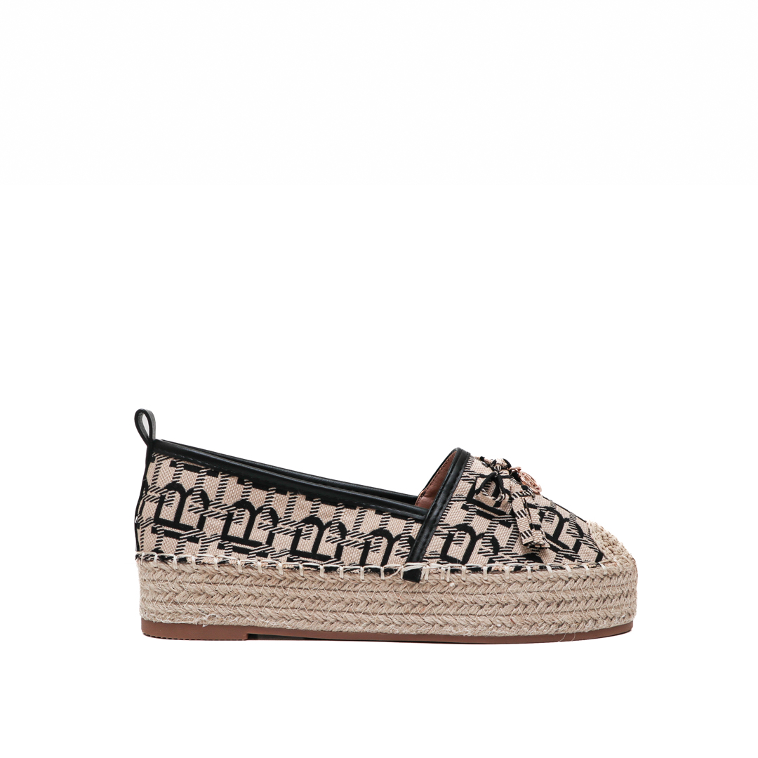 Laura Biagiotti Beige-Black  Espadrilles