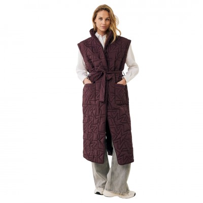 Mexx Burgundy Long Coat Mexx Burgundy Long Coat