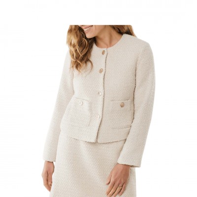 Mexx Cream Tweed Jacket Mexx Cream Tweed Jacket