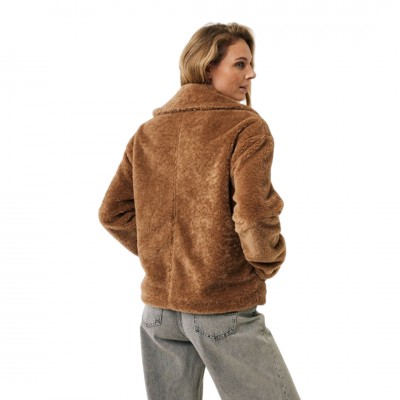 Mexx Teddy Brown  Biker Jacket Mexx Teddy Brown  Biker Jacket