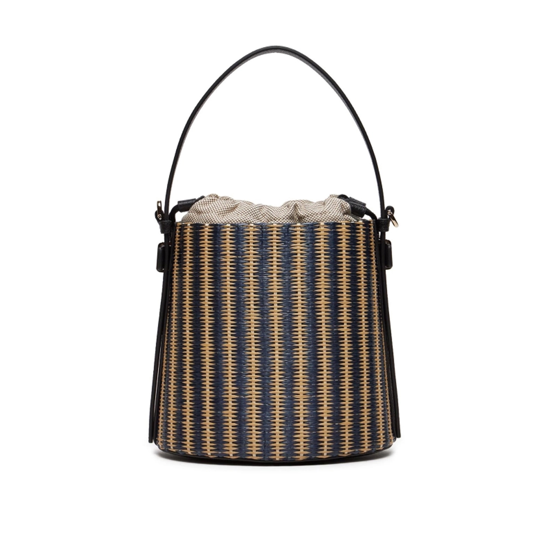 Furla Giove Blue Bucket Bag