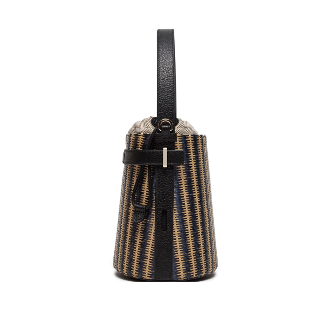 Furla Giove Blue Bucket Bag