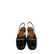Angel Alarcon Elise Blak SlingbacK Ballerinas
