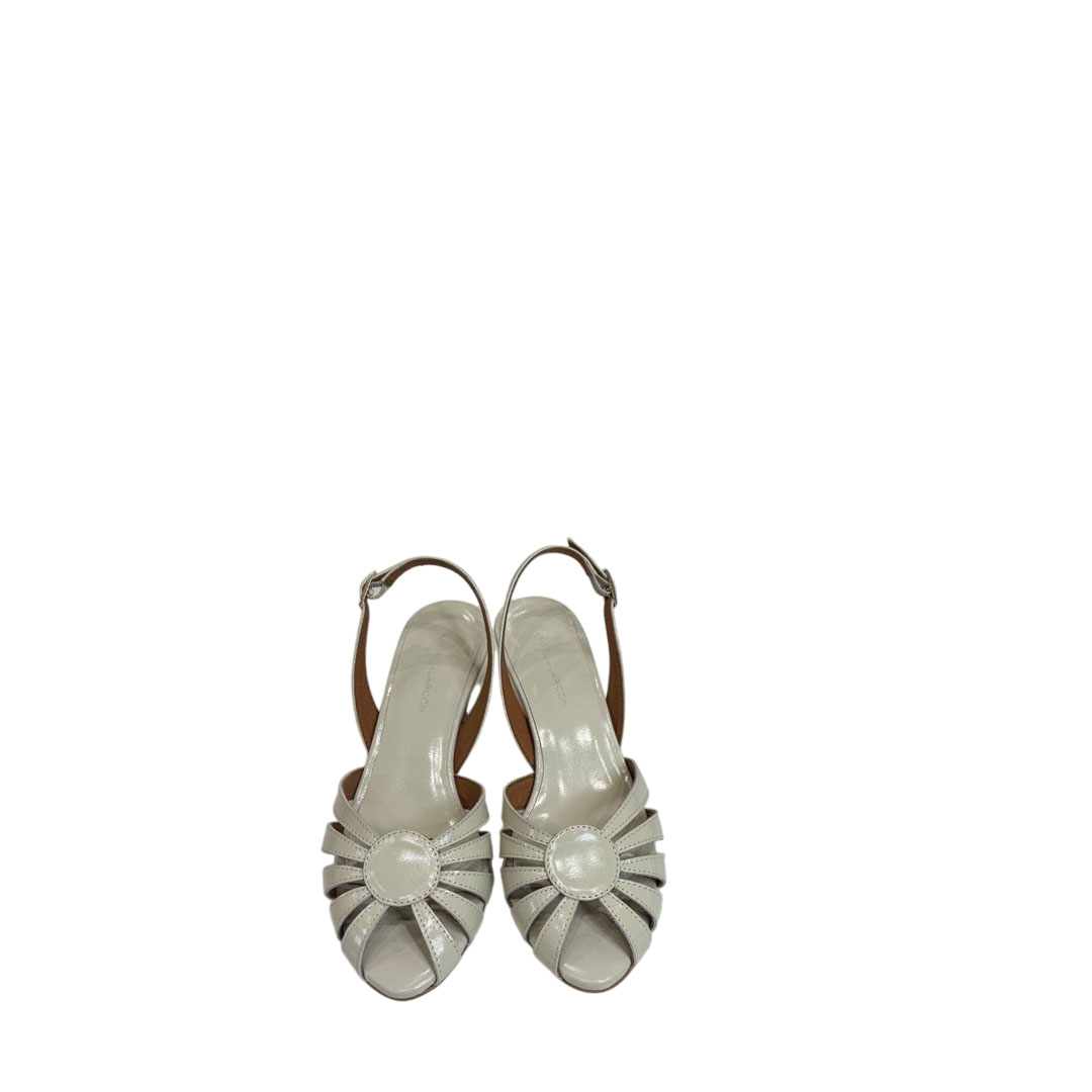Angel Aarcon Noelle White Sandals