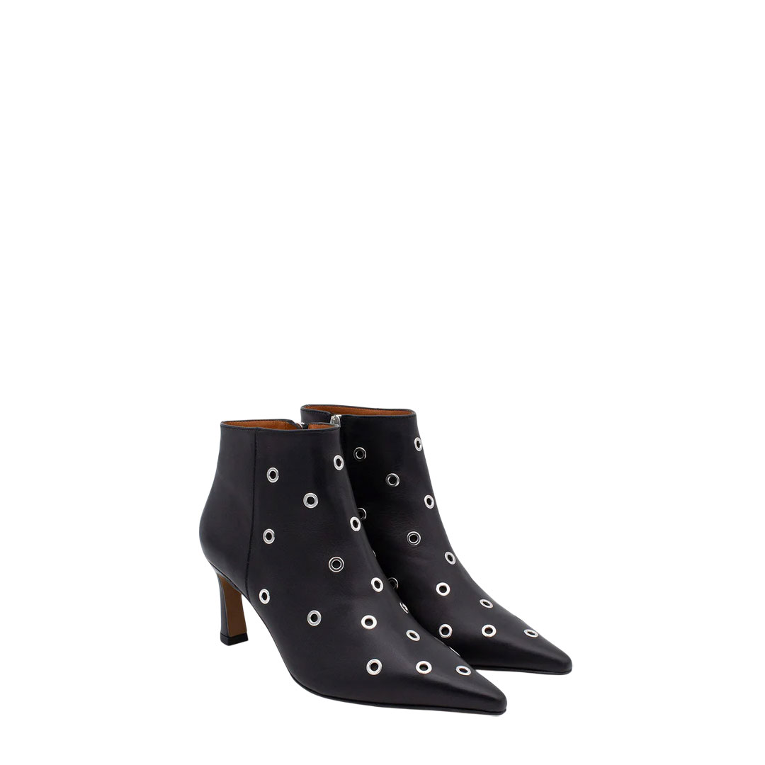 Angel Alarcon Clarine Black Ankle Boots