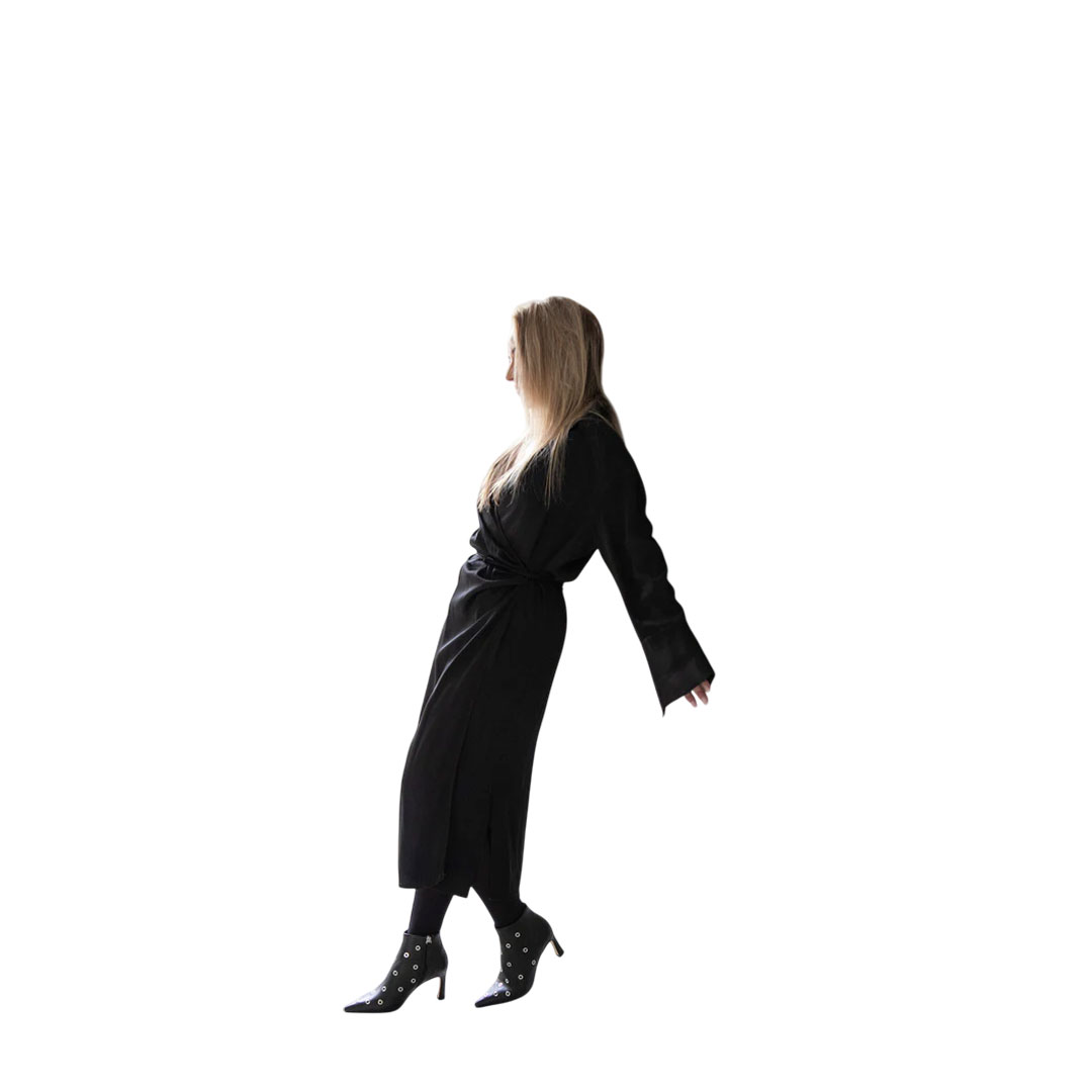 Angel Alarcon Clarine Black Ankle Boots