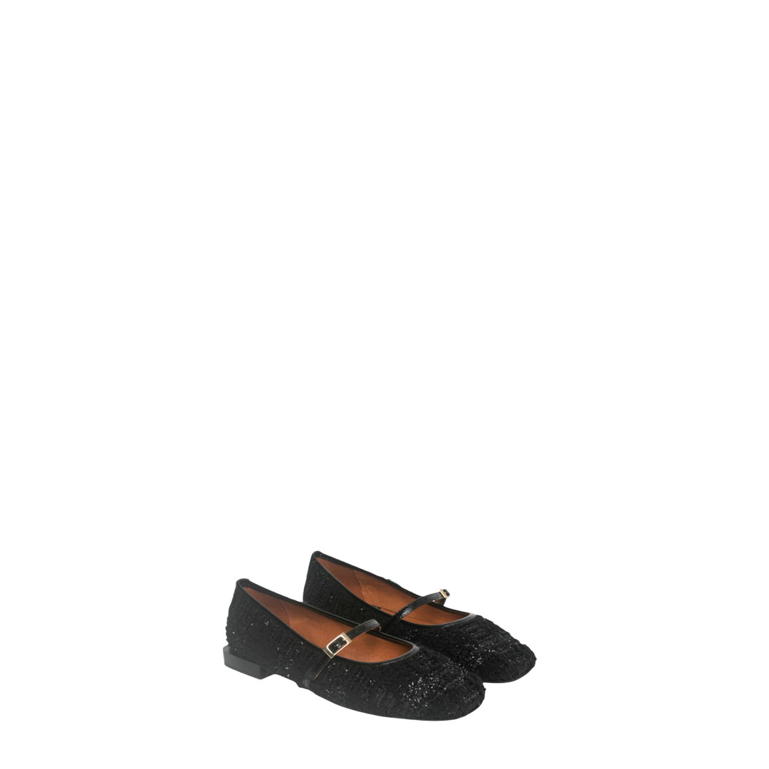 Angel Alarcon Rancistex Black Ballerinas