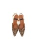 Angel Alarcon Chloe Brown Sling-back Pumps
