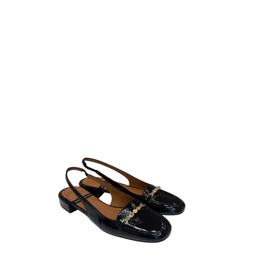 Angel Alarcon Elise Blak SlingbacK Ballerinas
