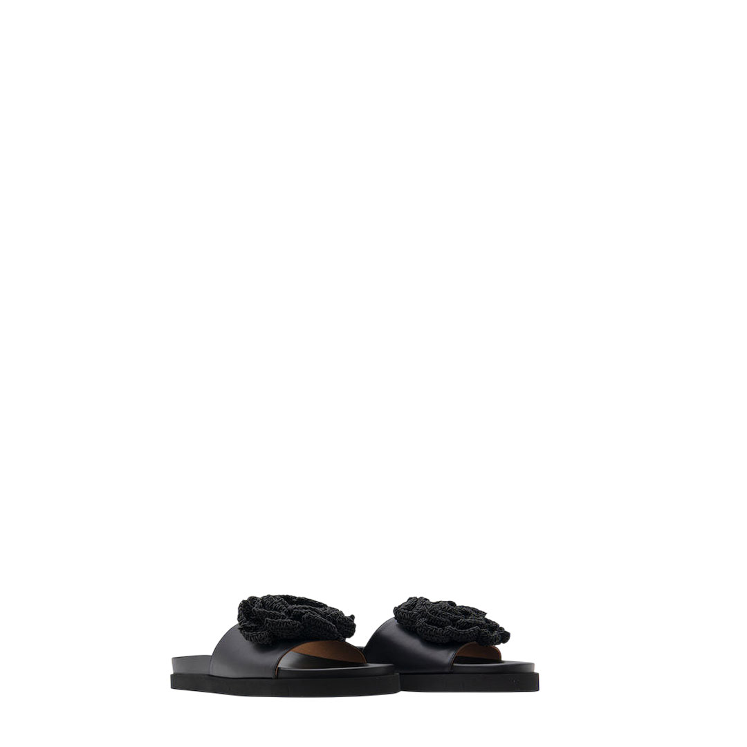 Angel Alarcon Julia Black Sandals