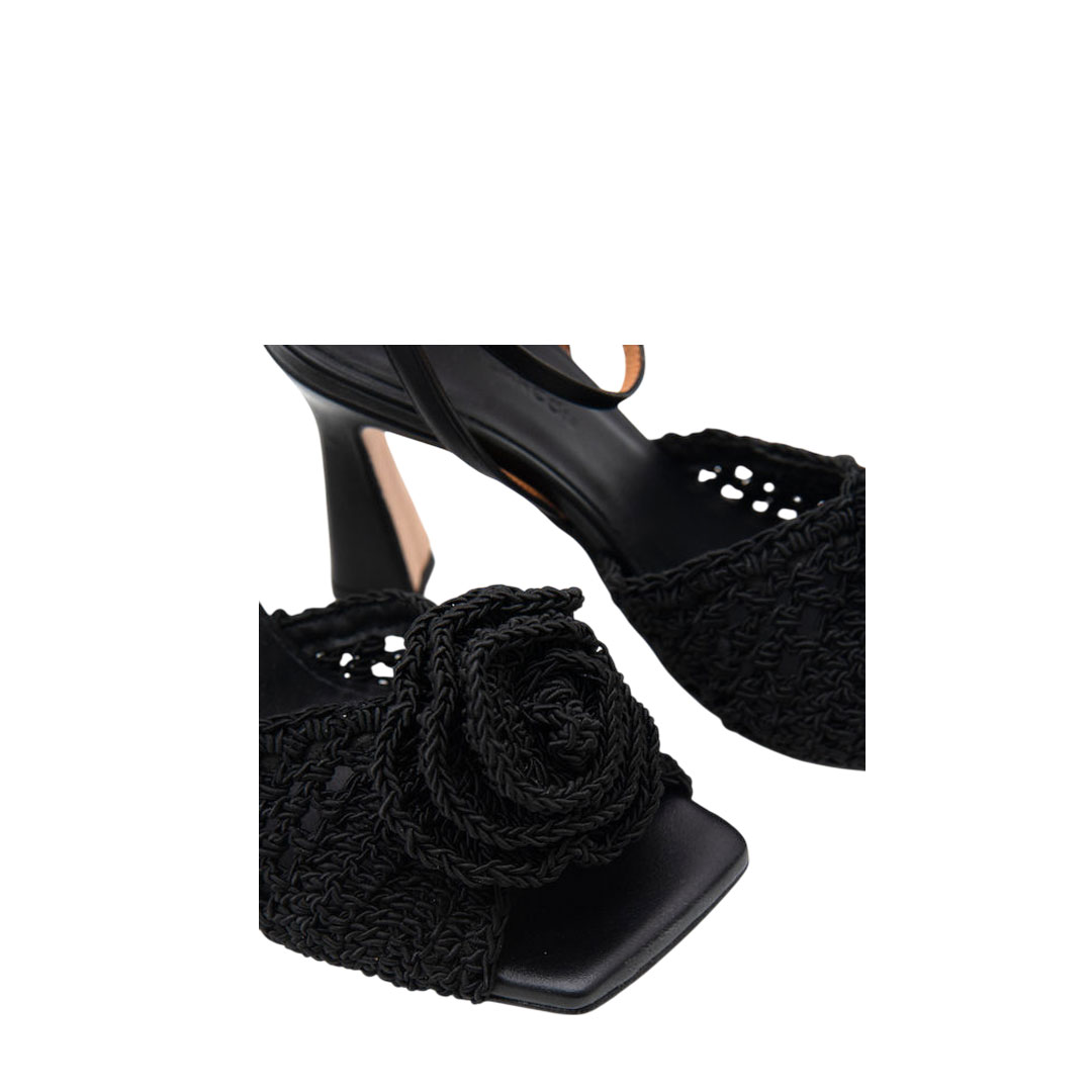 Angel ALarcon Irene Black Sandals