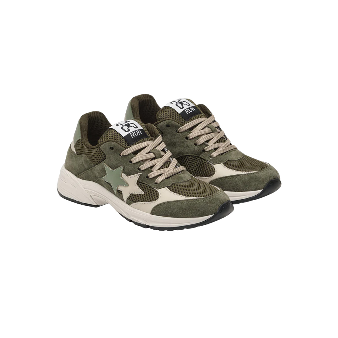 2Stars Olive Run Sneakers
