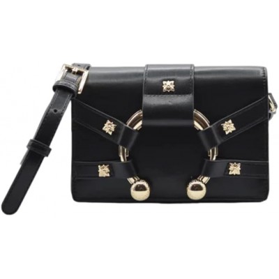 John Richmond Mini Black Shoulder Bag John Richmond Mini Black Shoulder Bag