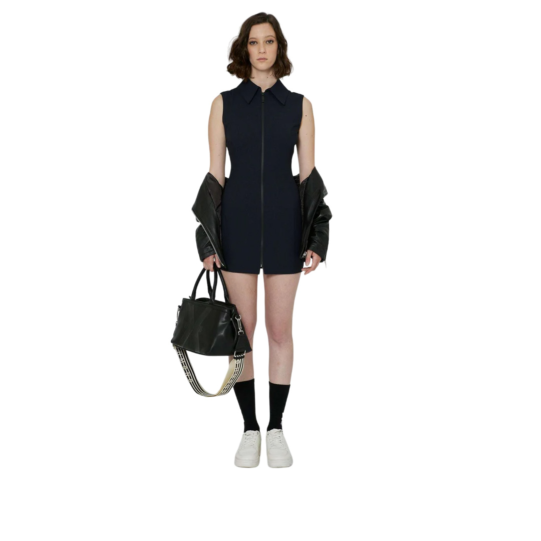 John Richmond Blue/Black Short Dress