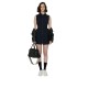 John Richmond Blue/Black Short Dress