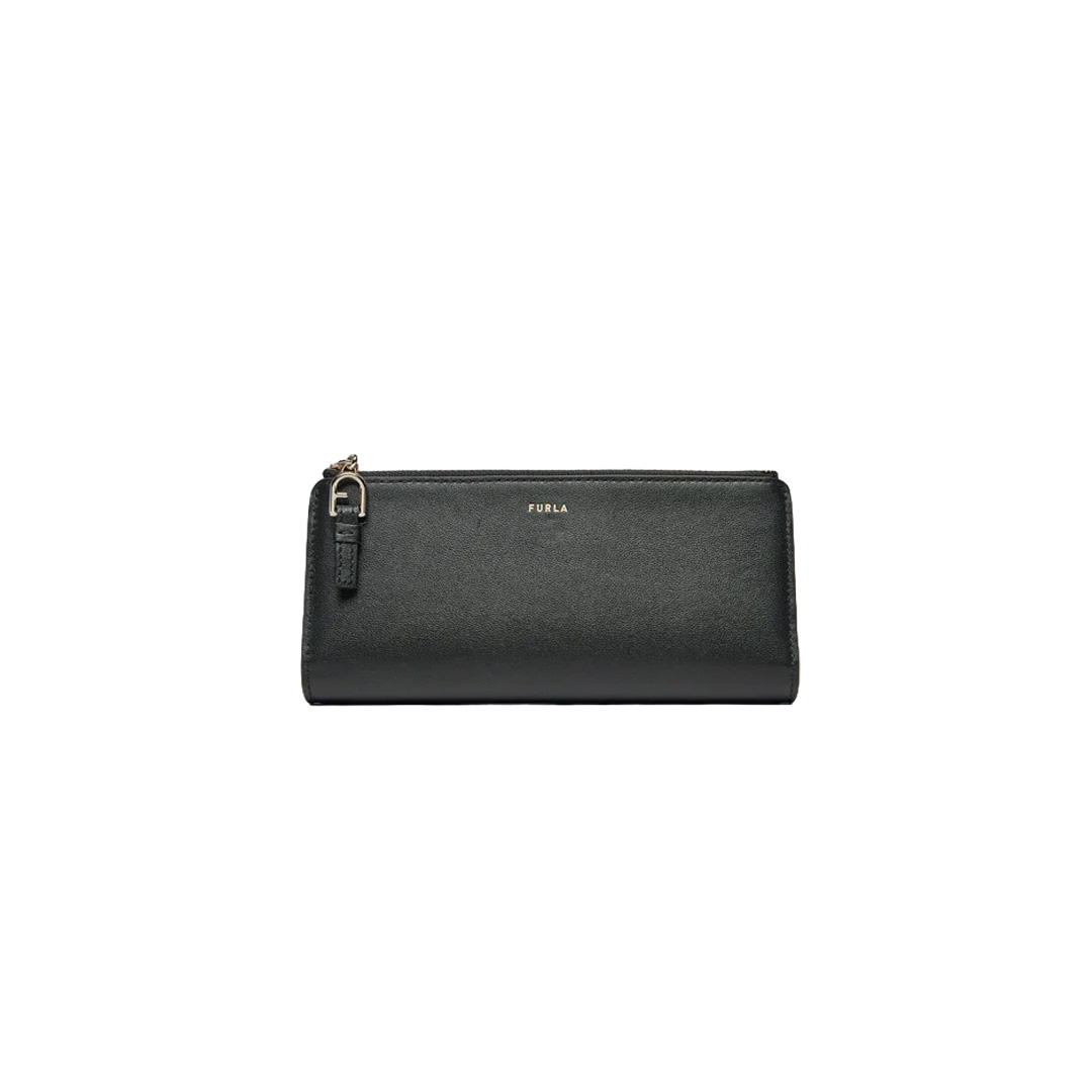Furla Continental Black Wallet