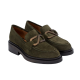 Angel Alarcon Olive Loafers