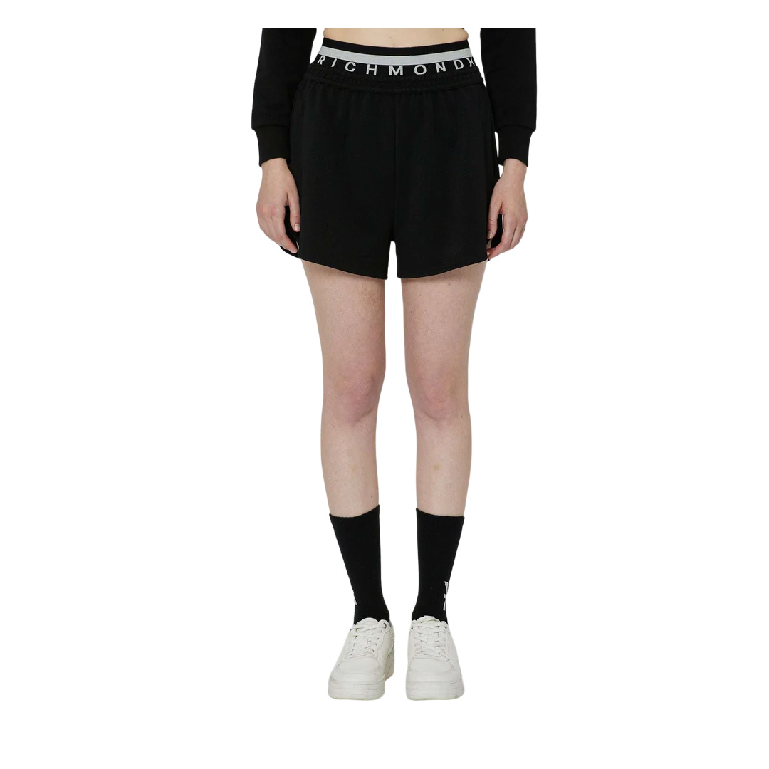 John Richmond Black Sporty Shorts