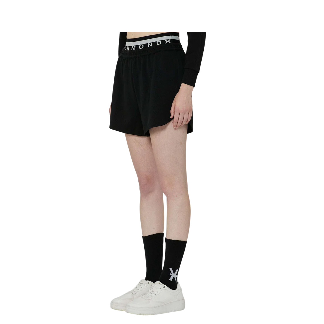 John Richmond Black Sporty Shorts
