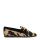 Schutz Couro Animal Print Moccasins