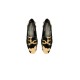Schutz Couro Animal Print Moccasins