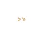 Zag Bijoux Drew Gold Earrings