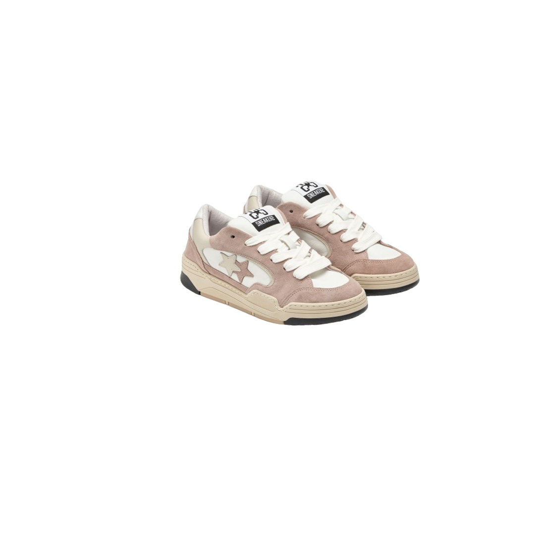 2Stars White/Pink Sneakers