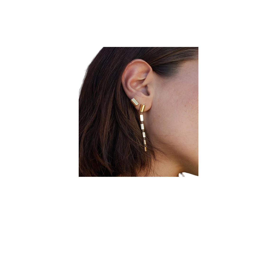 Zag Bijoux Blossom Gold Earrings
