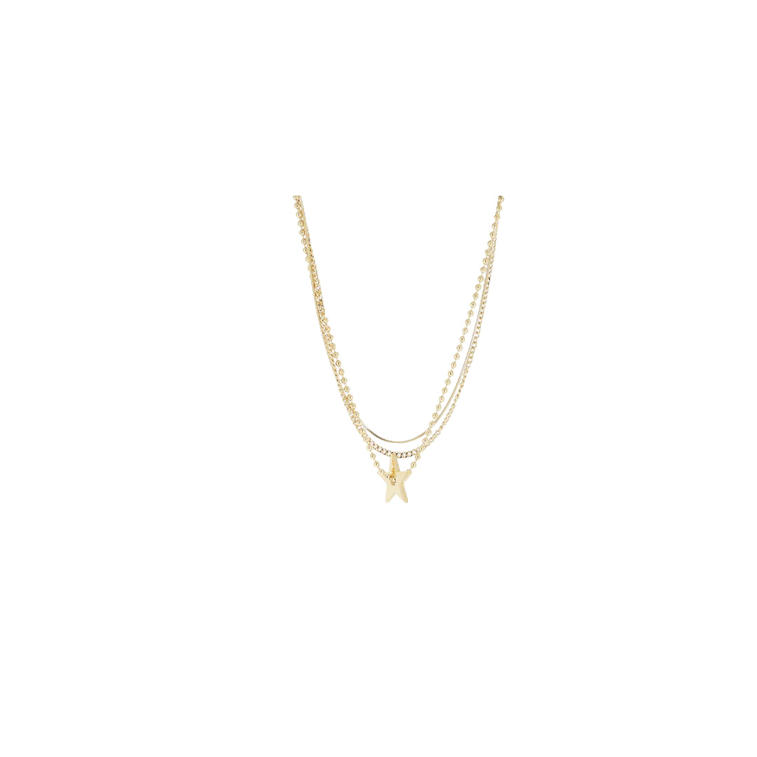 Zag Bijoux Ibara Gold  Neclace