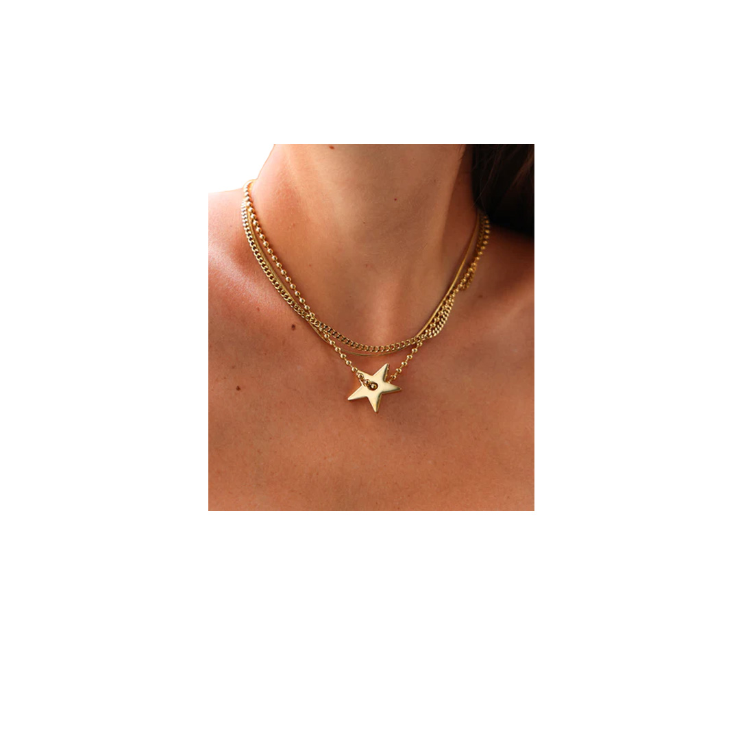 Zag Bijoux Ibara Gold  Neclace