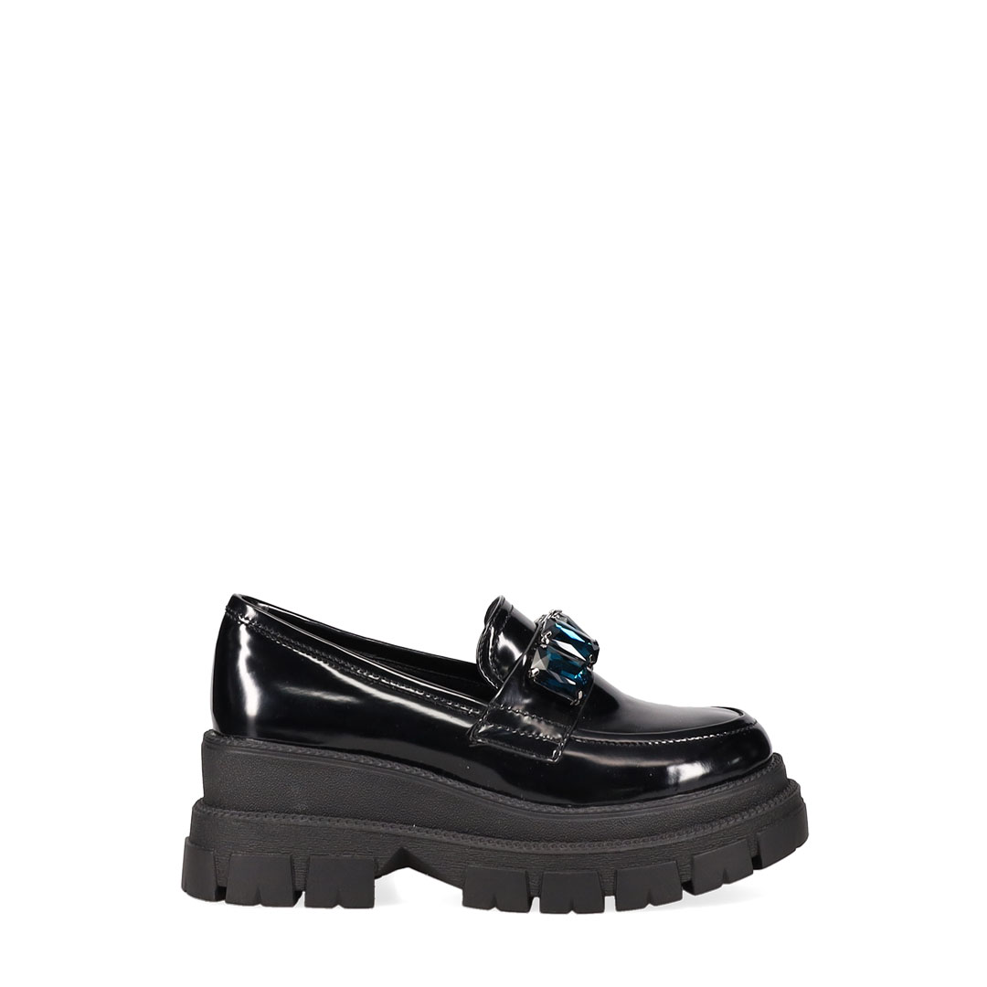 Gai Matiolo Black Loafers