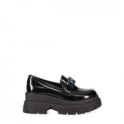 Gai Matiolo Black Loafers