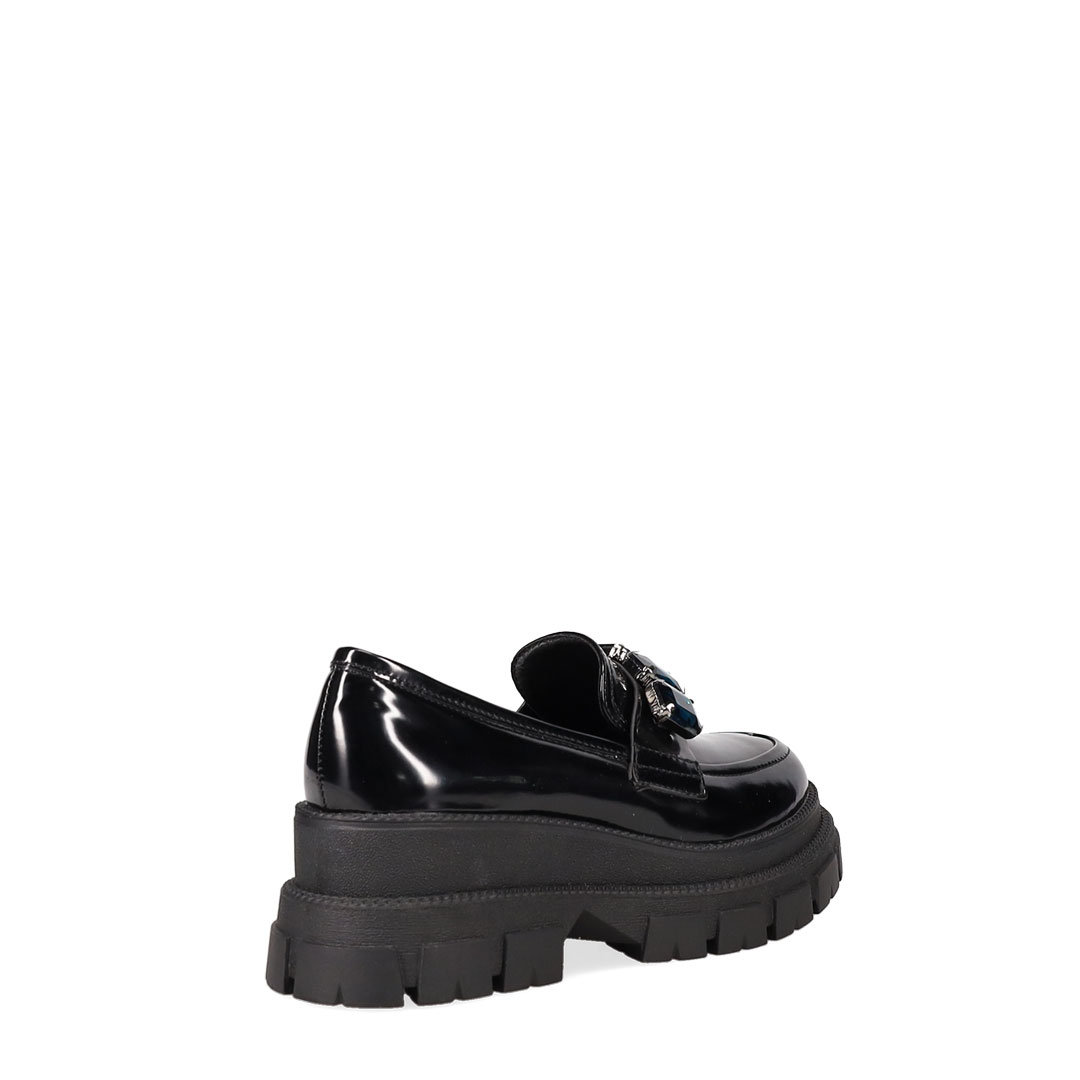 Gai Matiolo Black Loafers