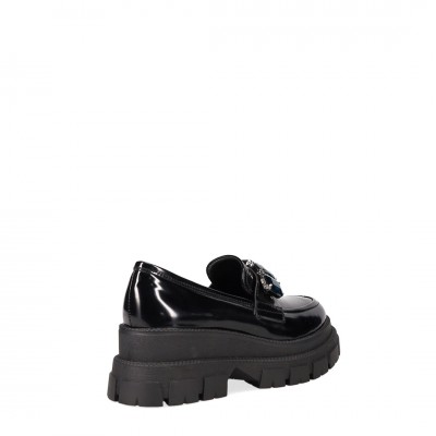 Gai Matiolo Black Loafers