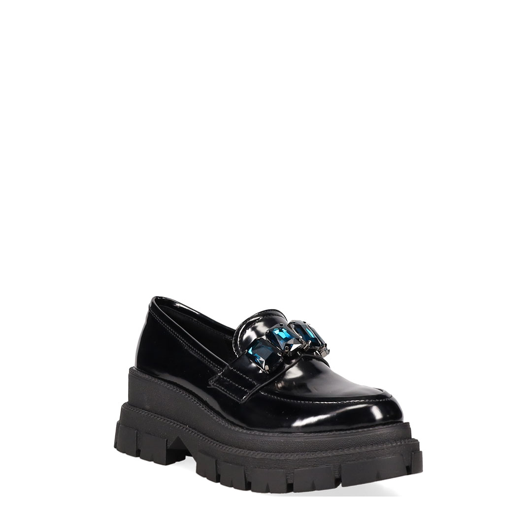Gai Matiolo Black Loafers