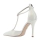 Guy Laroche White  High Heels Pumps