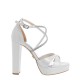 Guy Laroche White Pearl Sandals