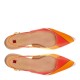 Hogl Sophie Orange Sling-back Ballerinas